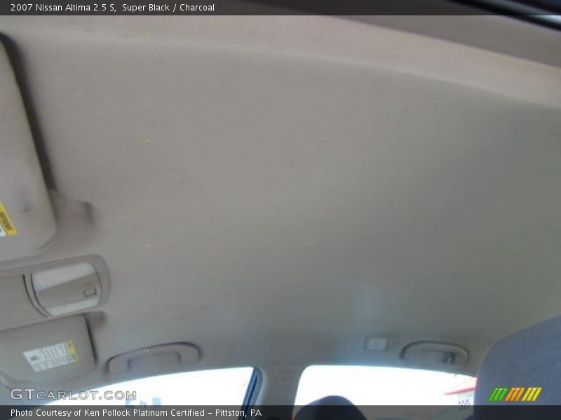 Super Black / Charcoal 2007 Nissan Altima 2.5 S