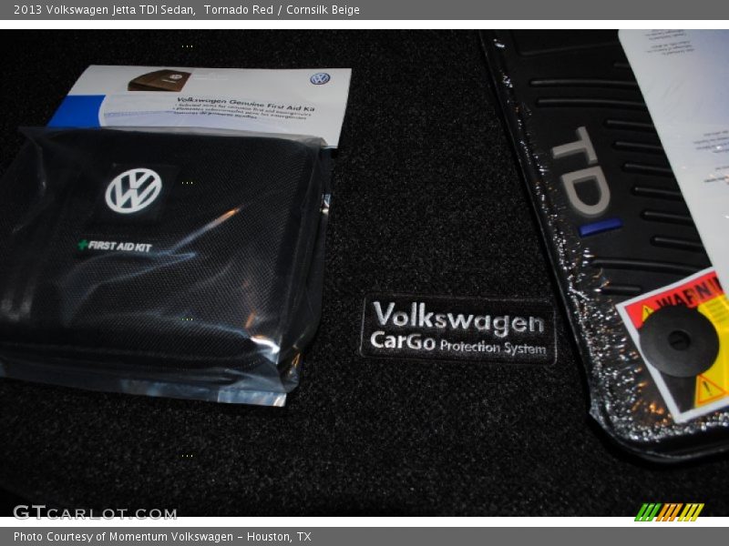 Tornado Red / Cornsilk Beige 2013 Volkswagen Jetta TDI Sedan