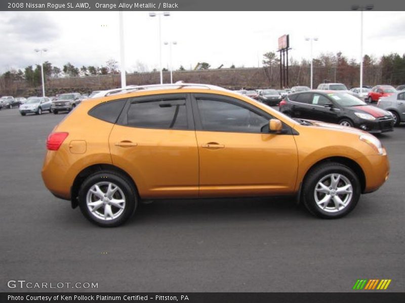  2008 Rogue SL AWD Orange Alloy Metallic