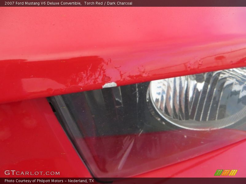 Torch Red / Dark Charcoal 2007 Ford Mustang V6 Deluxe Convertible