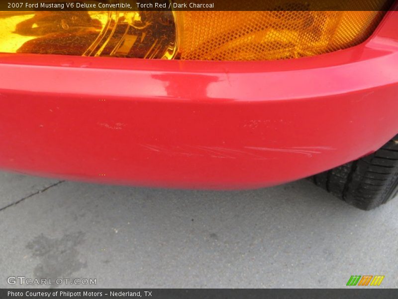Torch Red / Dark Charcoal 2007 Ford Mustang V6 Deluxe Convertible