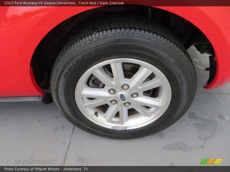 Torch Red / Dark Charcoal 2007 Ford Mustang V6 Deluxe Convertible