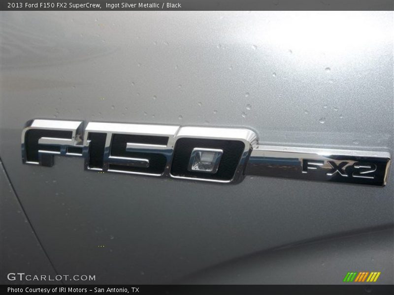 Ingot Silver Metallic / Black 2013 Ford F150 FX2 SuperCrew