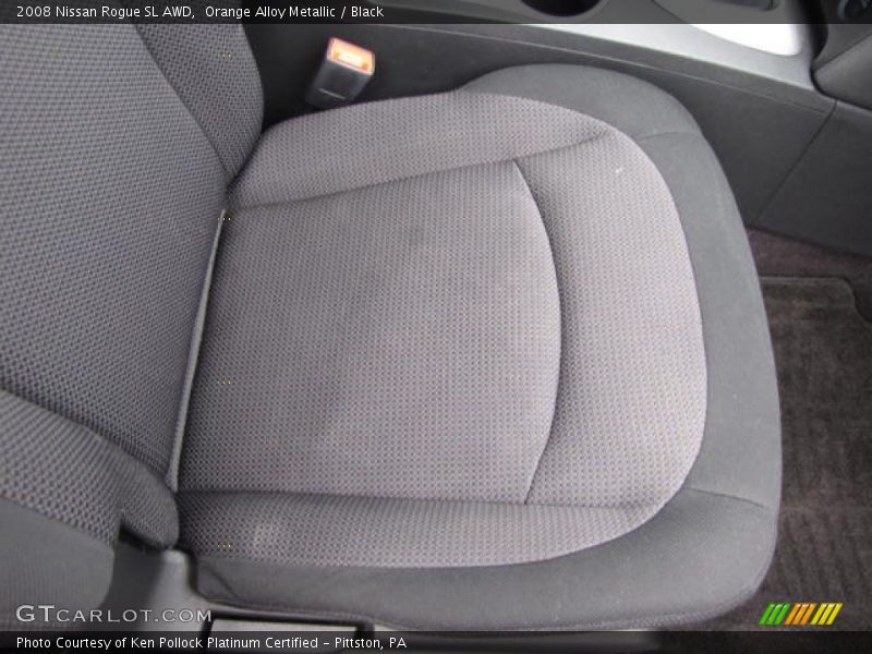Orange Alloy Metallic / Black 2008 Nissan Rogue SL AWD