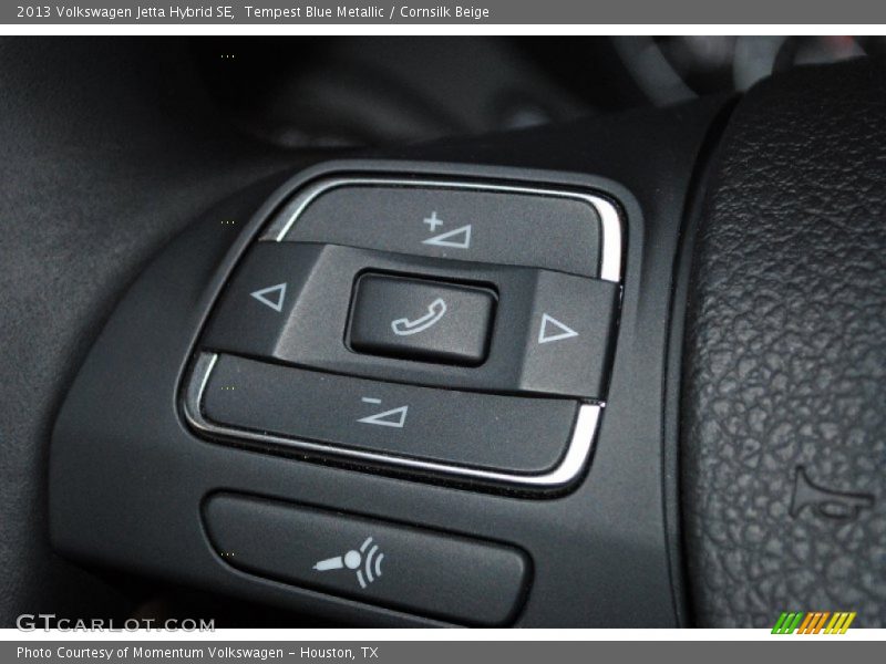 Tempest Blue Metallic / Cornsilk Beige 2013 Volkswagen Jetta Hybrid SE