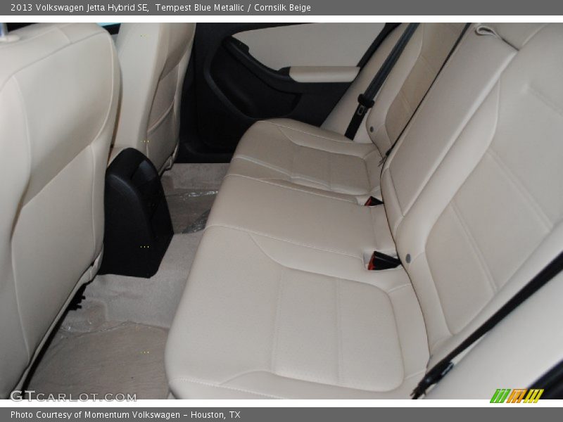 Tempest Blue Metallic / Cornsilk Beige 2013 Volkswagen Jetta Hybrid SE