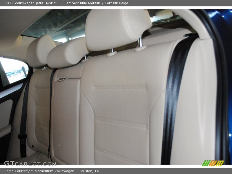 Tempest Blue Metallic / Cornsilk Beige 2013 Volkswagen Jetta Hybrid SE