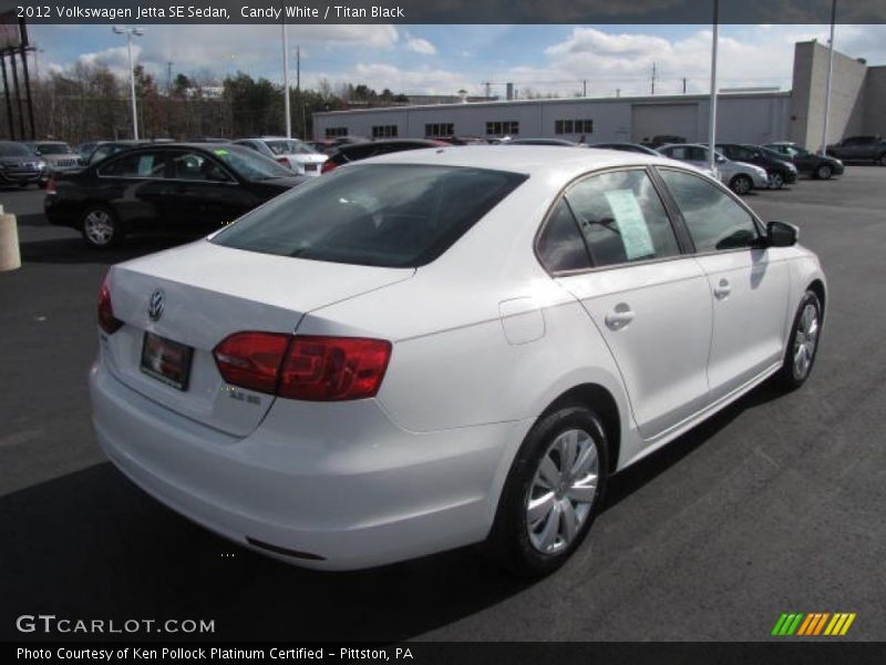 Candy White / Titan Black 2012 Volkswagen Jetta SE Sedan