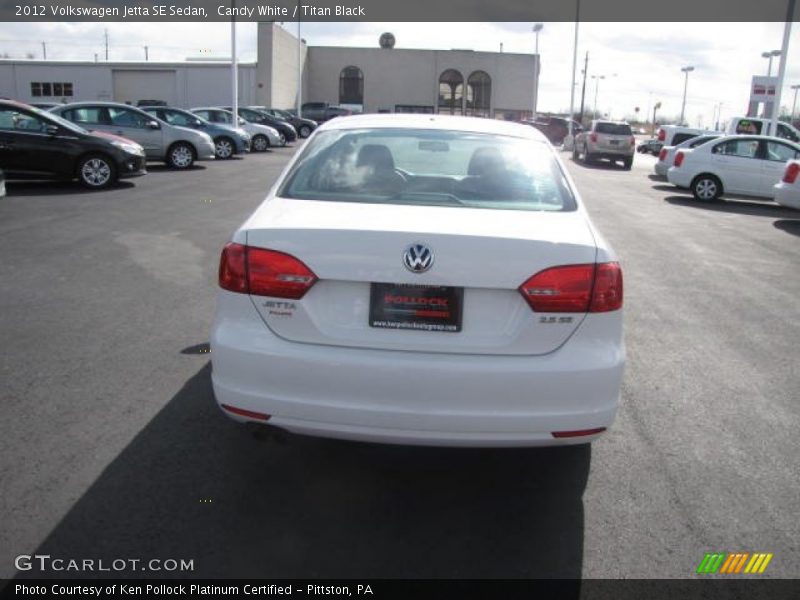 Candy White / Titan Black 2012 Volkswagen Jetta SE Sedan