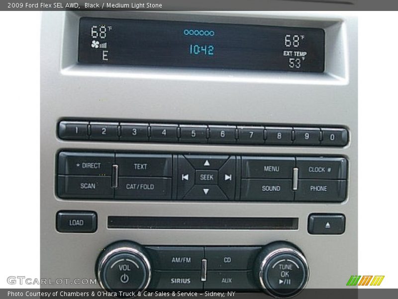 Black / Medium Light Stone 2009 Ford Flex SEL AWD