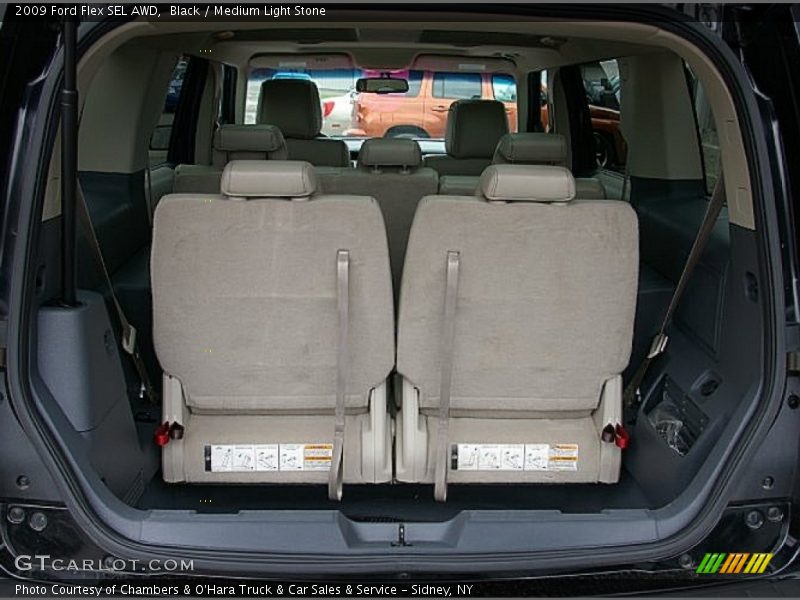 Black / Medium Light Stone 2009 Ford Flex SEL AWD