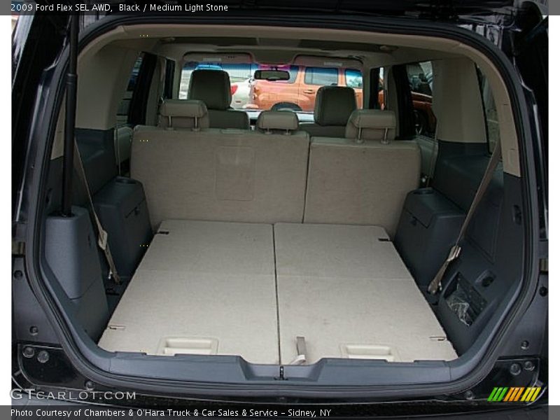 Black / Medium Light Stone 2009 Ford Flex SEL AWD