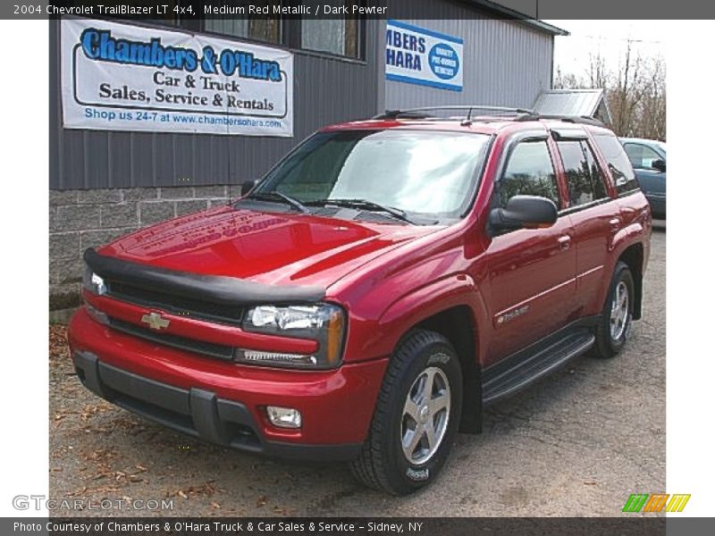 Medium Red Metallic / Dark Pewter 2004 Chevrolet TrailBlazer LT 4x4