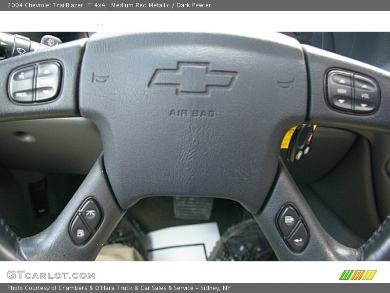 Medium Red Metallic / Dark Pewter 2004 Chevrolet TrailBlazer LT 4x4