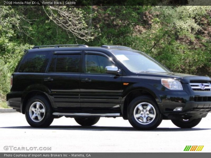 Formal Black / Saddle 2008 Honda Pilot EX-L