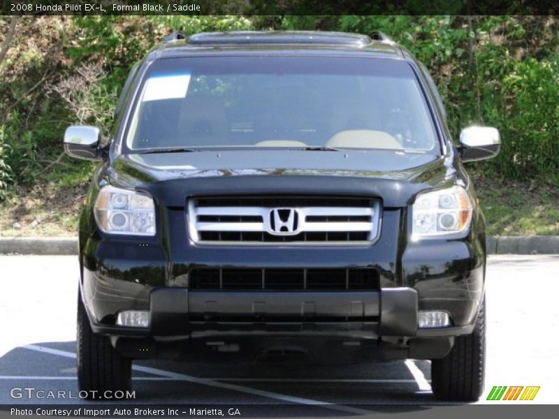 Formal Black / Saddle 2008 Honda Pilot EX-L