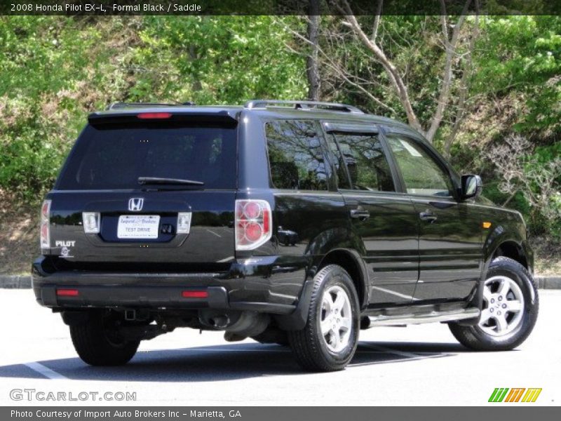 Formal Black / Saddle 2008 Honda Pilot EX-L