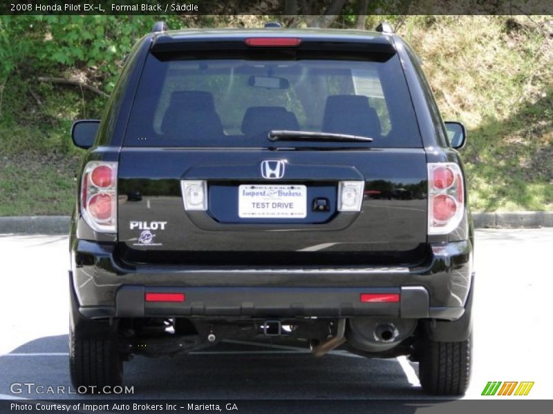 Formal Black / Saddle 2008 Honda Pilot EX-L