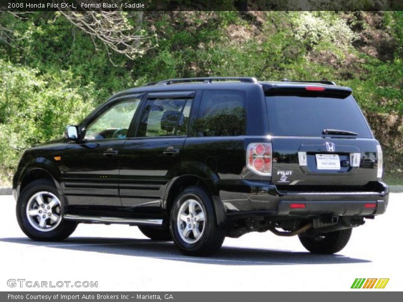 Formal Black / Saddle 2008 Honda Pilot EX-L