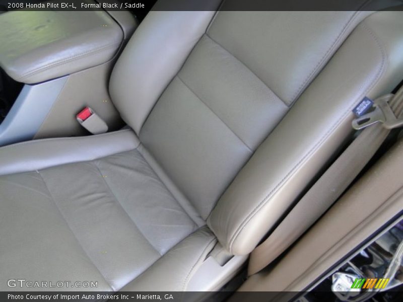 Formal Black / Saddle 2008 Honda Pilot EX-L