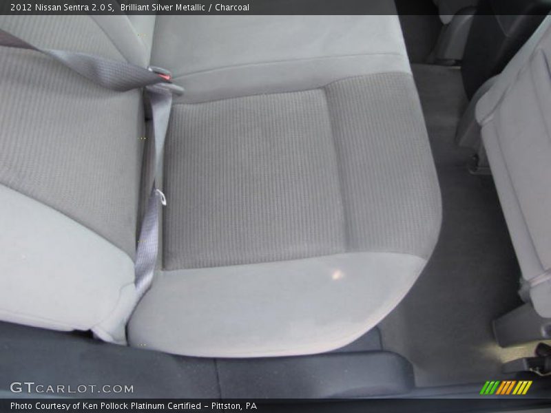 Brilliant Silver Metallic / Charcoal 2012 Nissan Sentra 2.0 S