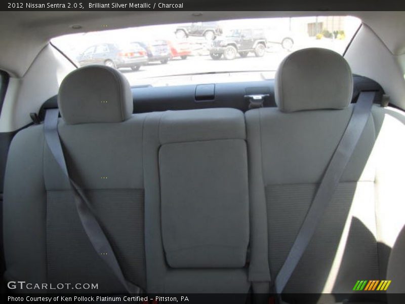 Brilliant Silver Metallic / Charcoal 2012 Nissan Sentra 2.0 S