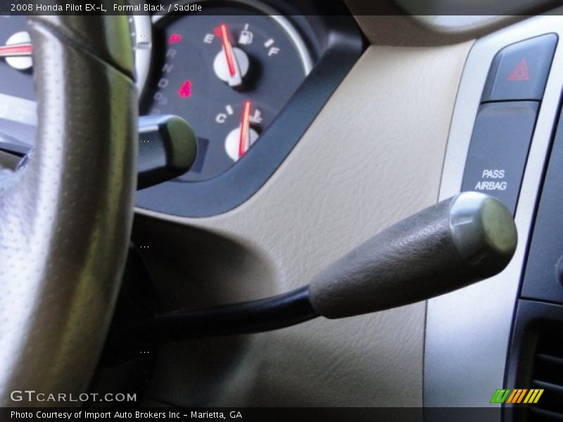 Formal Black / Saddle 2008 Honda Pilot EX-L