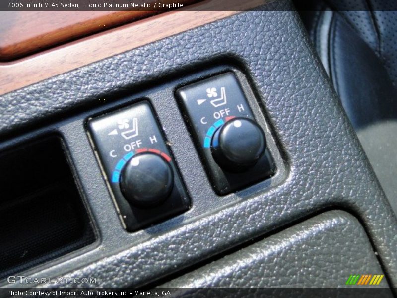 Liquid Platinum Metallic / Graphite 2006 Infiniti M 45 Sedan