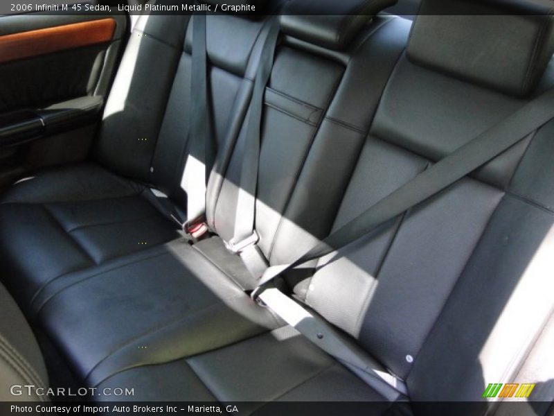 Liquid Platinum Metallic / Graphite 2006 Infiniti M 45 Sedan