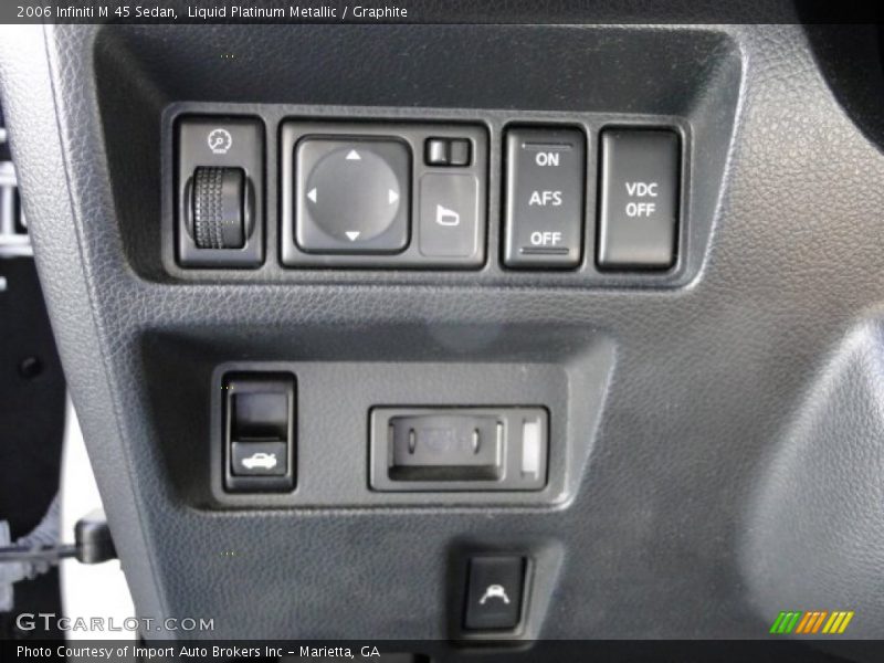 Liquid Platinum Metallic / Graphite 2006 Infiniti M 45 Sedan