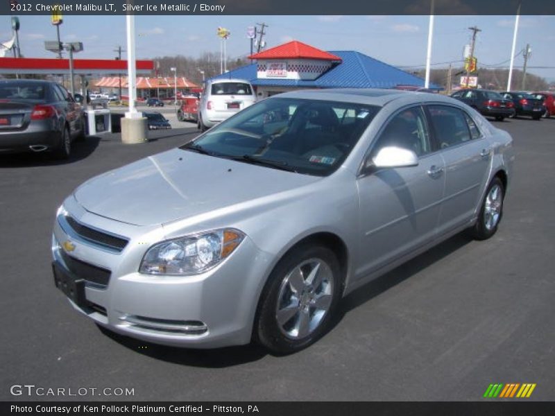 Silver Ice Metallic / Ebony 2012 Chevrolet Malibu LT