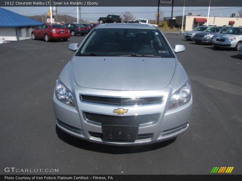 Silver Ice Metallic / Ebony 2012 Chevrolet Malibu LT