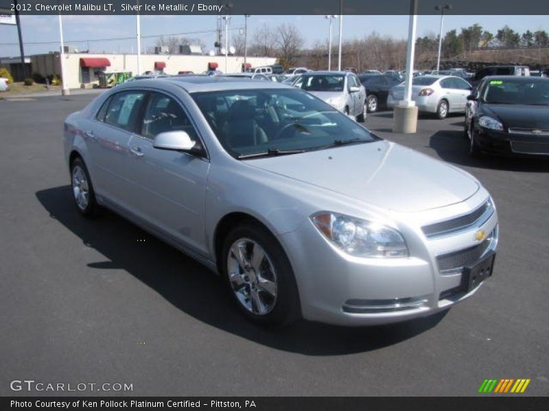 Silver Ice Metallic / Ebony 2012 Chevrolet Malibu LT