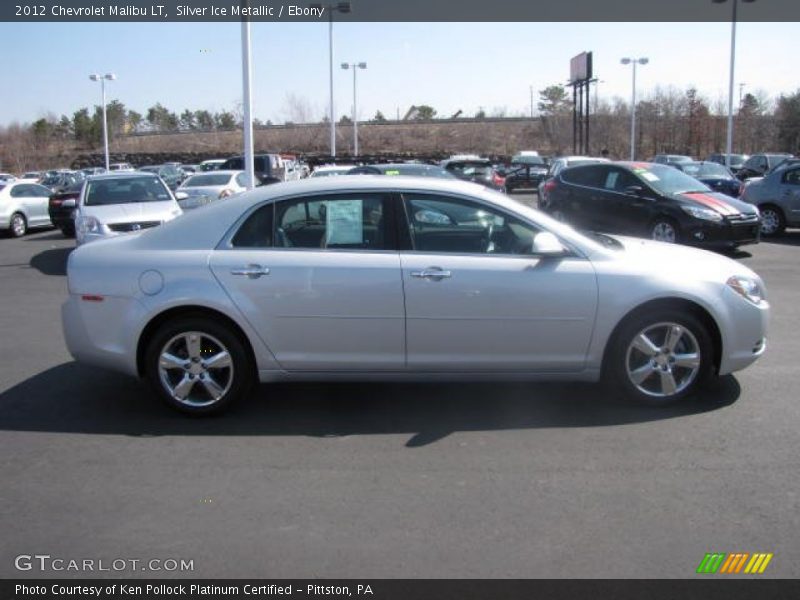 Silver Ice Metallic / Ebony 2012 Chevrolet Malibu LT