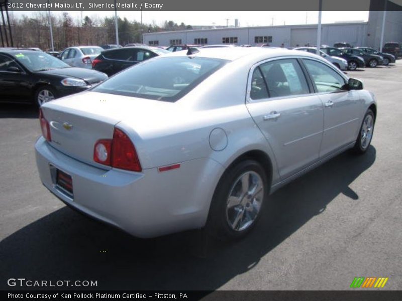 Silver Ice Metallic / Ebony 2012 Chevrolet Malibu LT