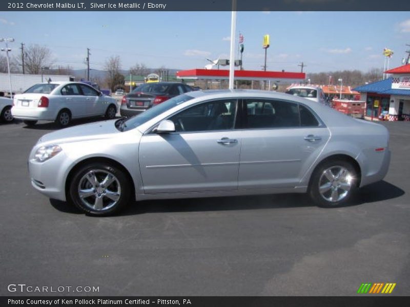 Silver Ice Metallic / Ebony 2012 Chevrolet Malibu LT