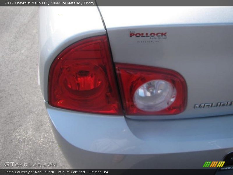 Silver Ice Metallic / Ebony 2012 Chevrolet Malibu LT