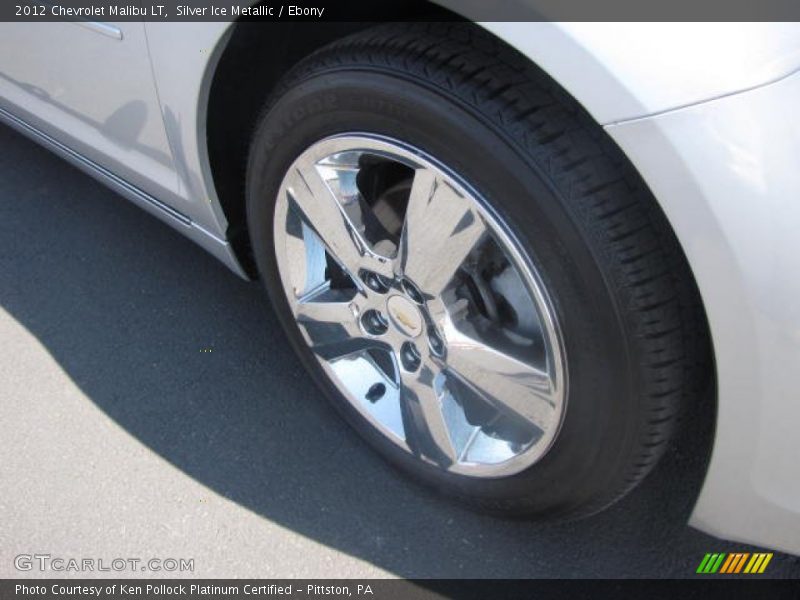 Silver Ice Metallic / Ebony 2012 Chevrolet Malibu LT
