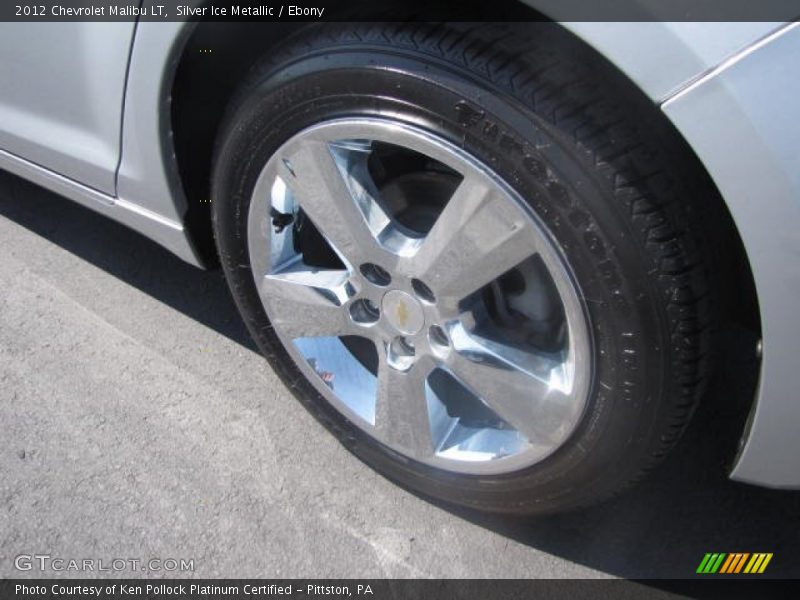 Silver Ice Metallic / Ebony 2012 Chevrolet Malibu LT