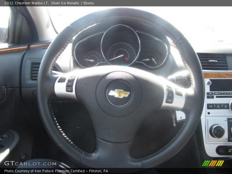 Silver Ice Metallic / Ebony 2012 Chevrolet Malibu LT