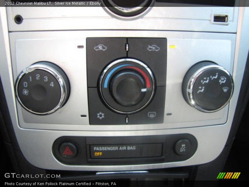 Silver Ice Metallic / Ebony 2012 Chevrolet Malibu LT