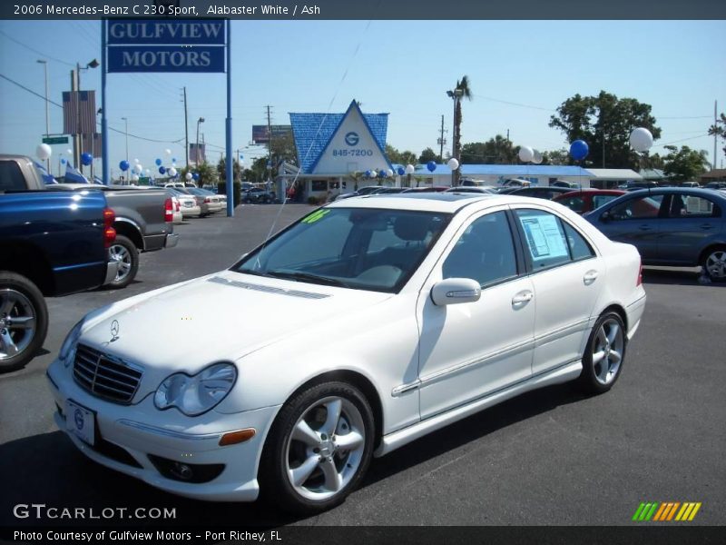 Alabaster White / Ash 2006 Mercedes-Benz C 230 Sport