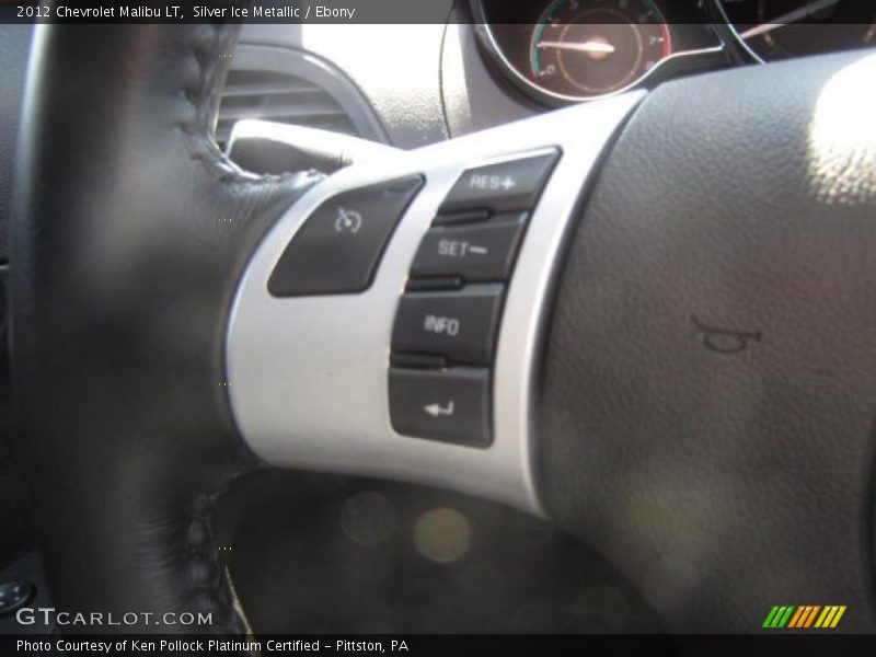 Silver Ice Metallic / Ebony 2012 Chevrolet Malibu LT