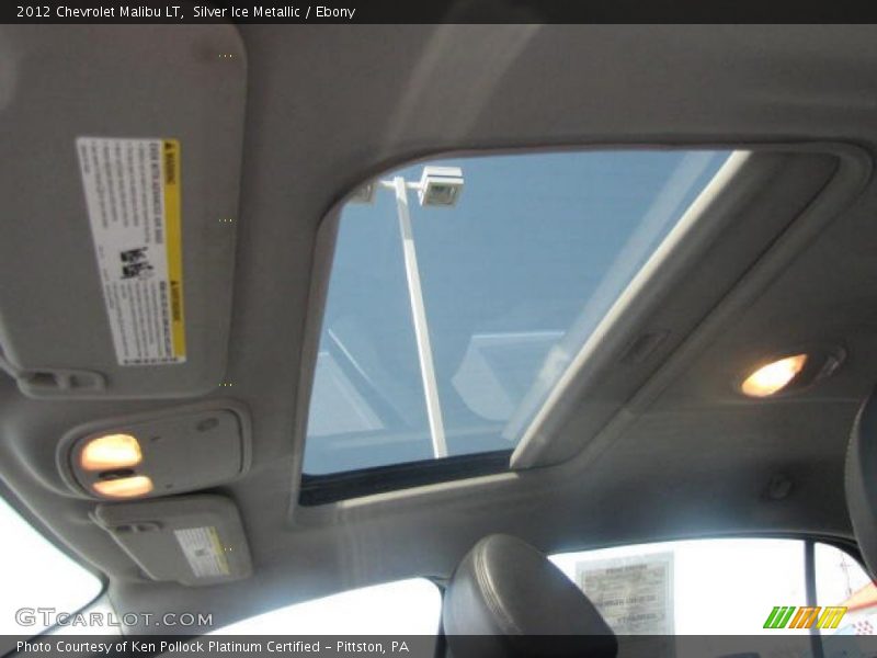 Silver Ice Metallic / Ebony 2012 Chevrolet Malibu LT