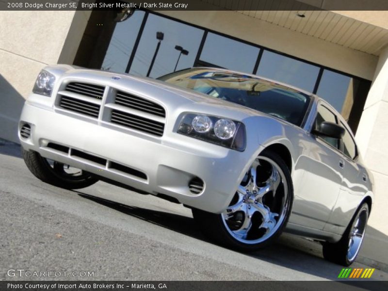Bright Silver Metallic / Dark Slate Gray 2008 Dodge Charger SE