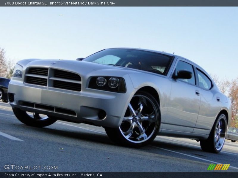 Bright Silver Metallic / Dark Slate Gray 2008 Dodge Charger SE