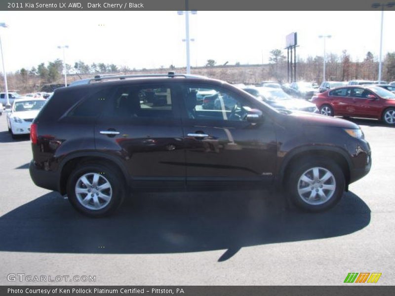 Dark Cherry / Black 2011 Kia Sorento LX AWD