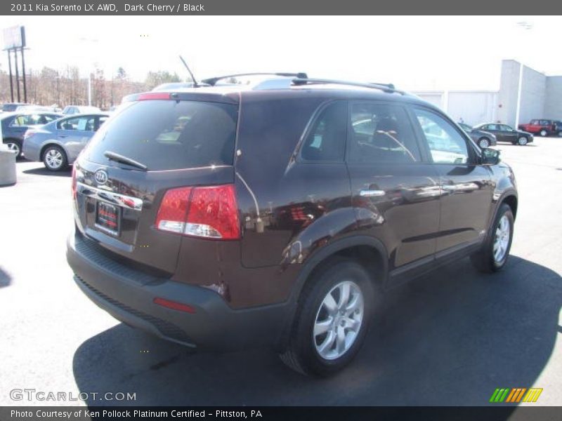 Dark Cherry / Black 2011 Kia Sorento LX AWD