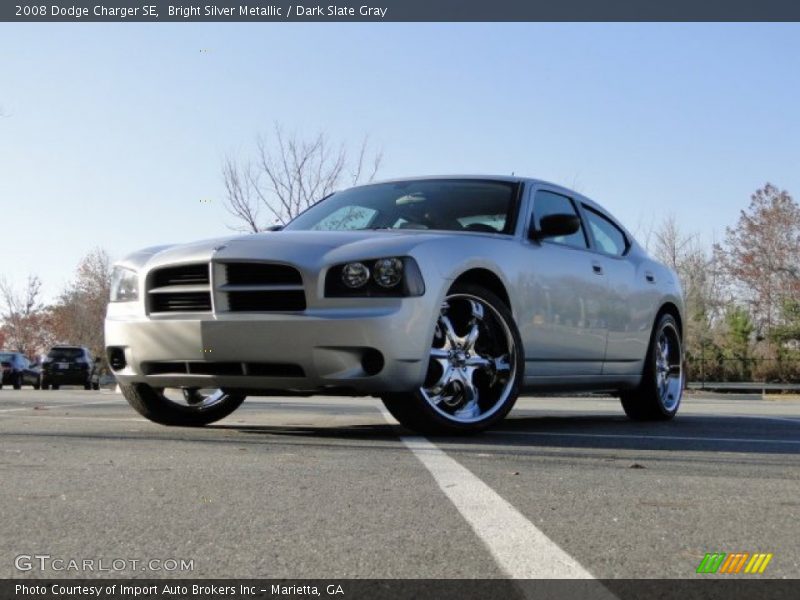 Bright Silver Metallic / Dark Slate Gray 2008 Dodge Charger SE