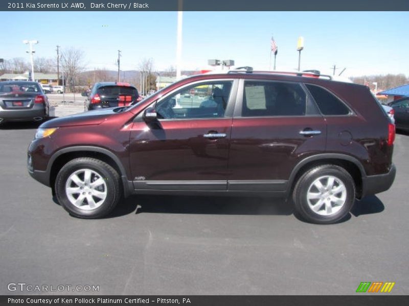  2011 Sorento LX AWD Dark Cherry